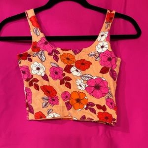 floral summer tank top